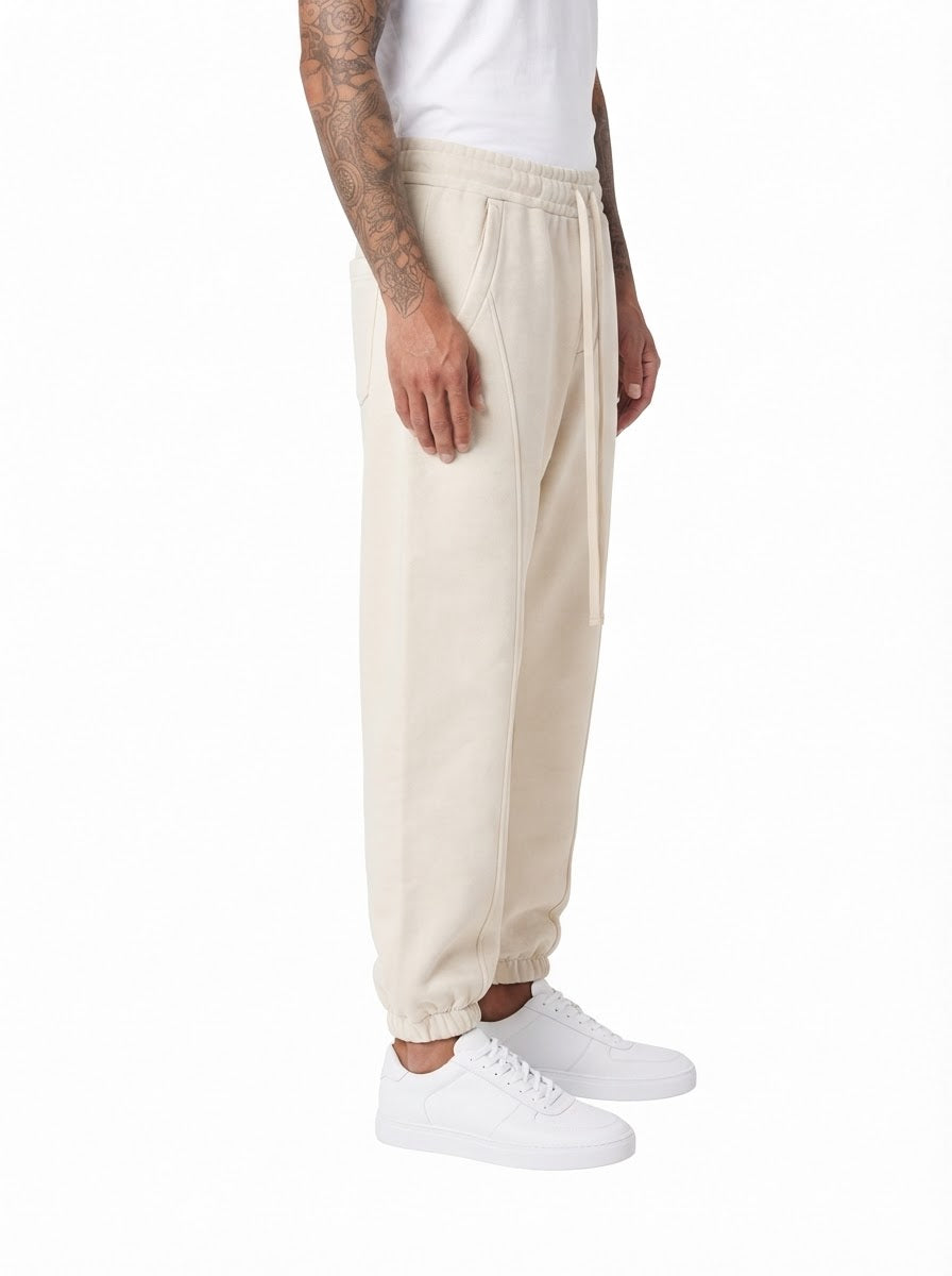 Pantalone tuta balloon fit beige DC186016