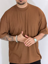 T-shirt a coste tabacco HERMANO