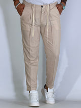 Pantalaccio misto lino beige NOISE
