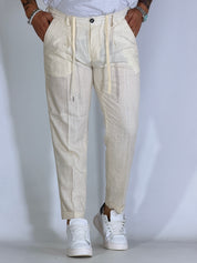 Pantalaccio misto lino naturale NOISE