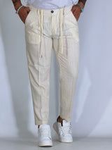Pantalaccio misto lino naturale NOISE