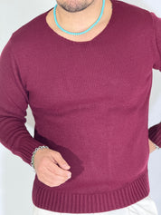 Maglia scollata bordeaux YOKOHAMA