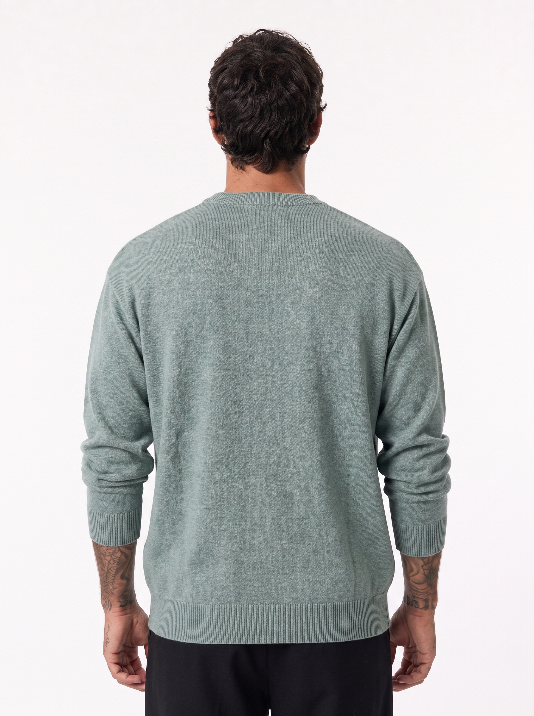 Girocollo rasato green W86020