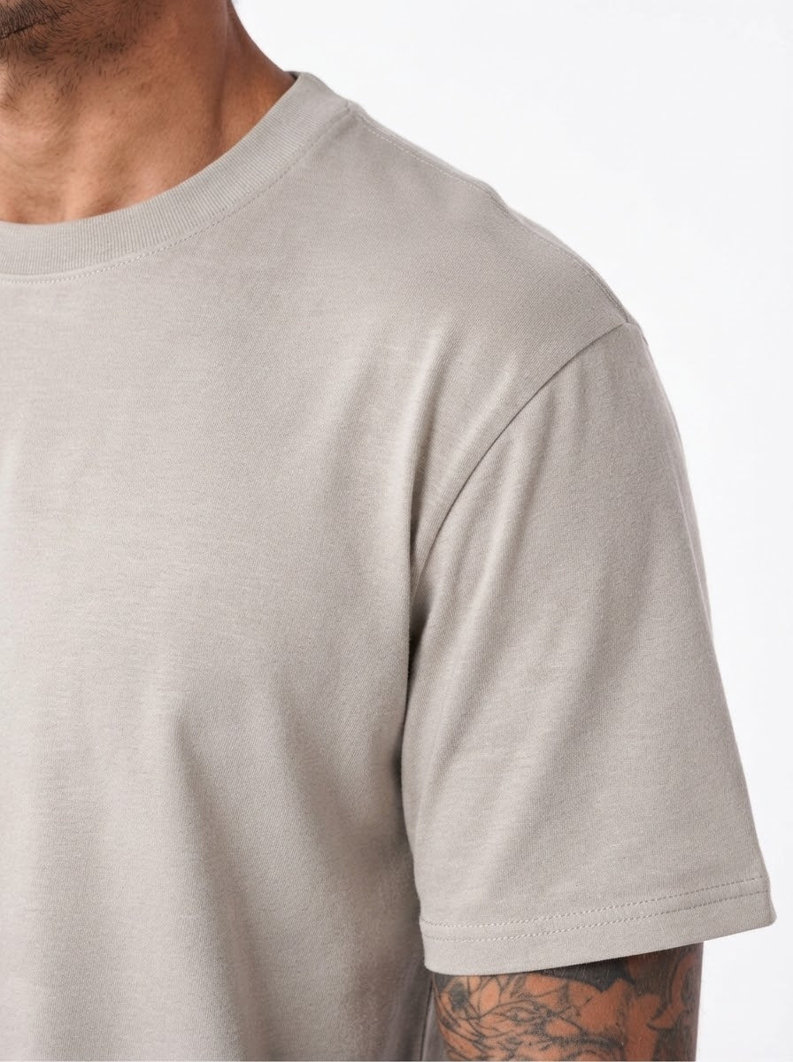 T-shirt in filo di scozia sabbia SH760