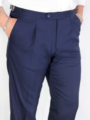 Pantalone con fibbie Migliaccio blu Spencer