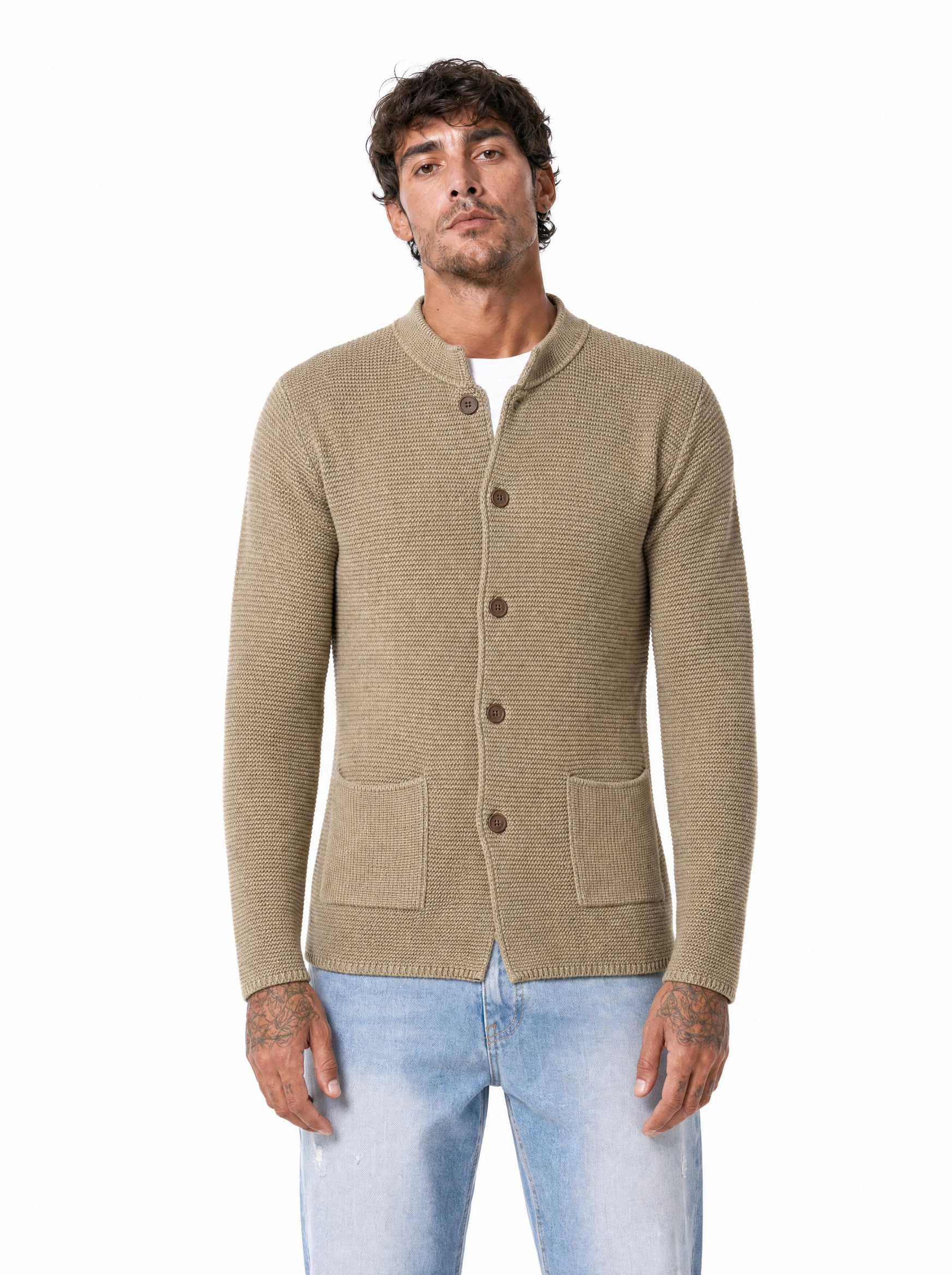 MORGAN cardigan coreano corda