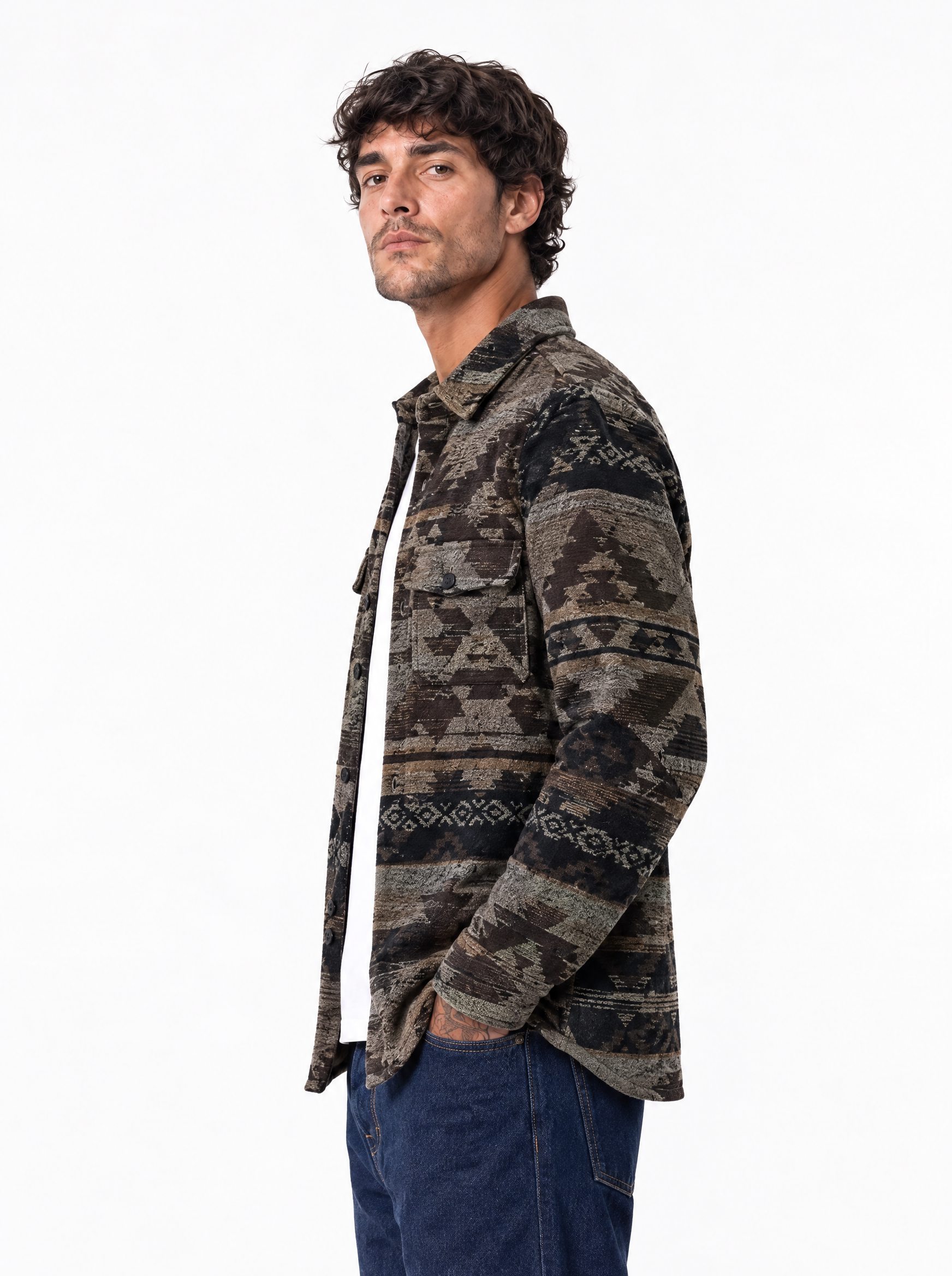 WEEKEND Giacca in pile azteca beige