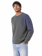 Maglia costine medium gray W86428