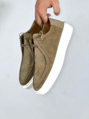 Mocassino casual camoscio taupe N73