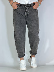 Jeans japan marmorizzato nero pulito