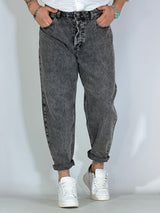 Jeans japan marmorizzato nero pulito