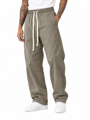 Pantalaccio oversize tortora AD202501