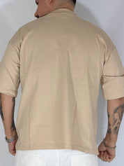 Louvre · t-shirt cropped avorio
