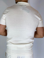 Polo mezza manica white AD09001