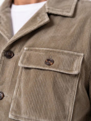 STIGE Giacca in velluto beige