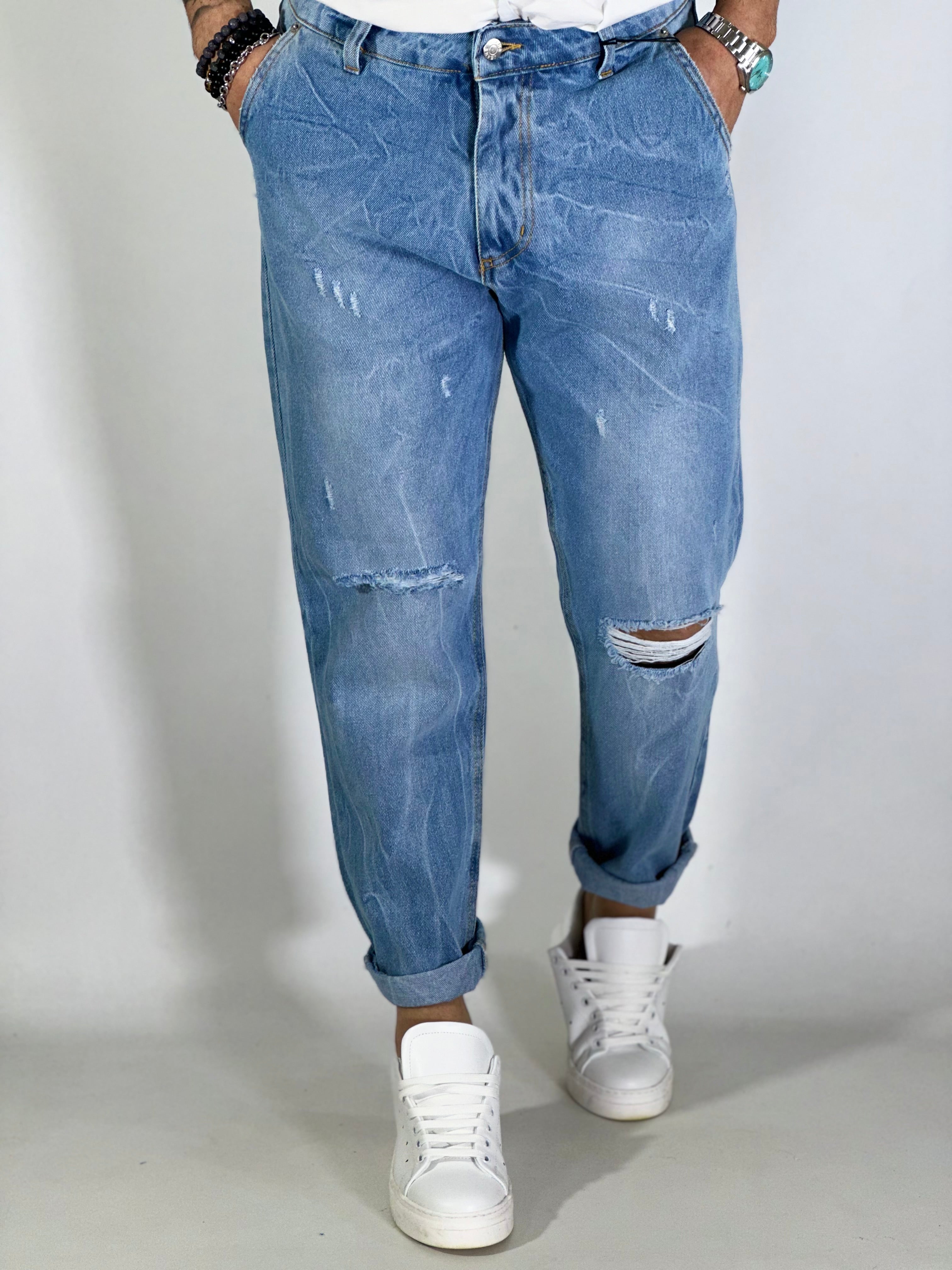 Jeans loose fit tasca america BC/2401