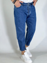 Jeans carrot pulito scuro 2N2T
