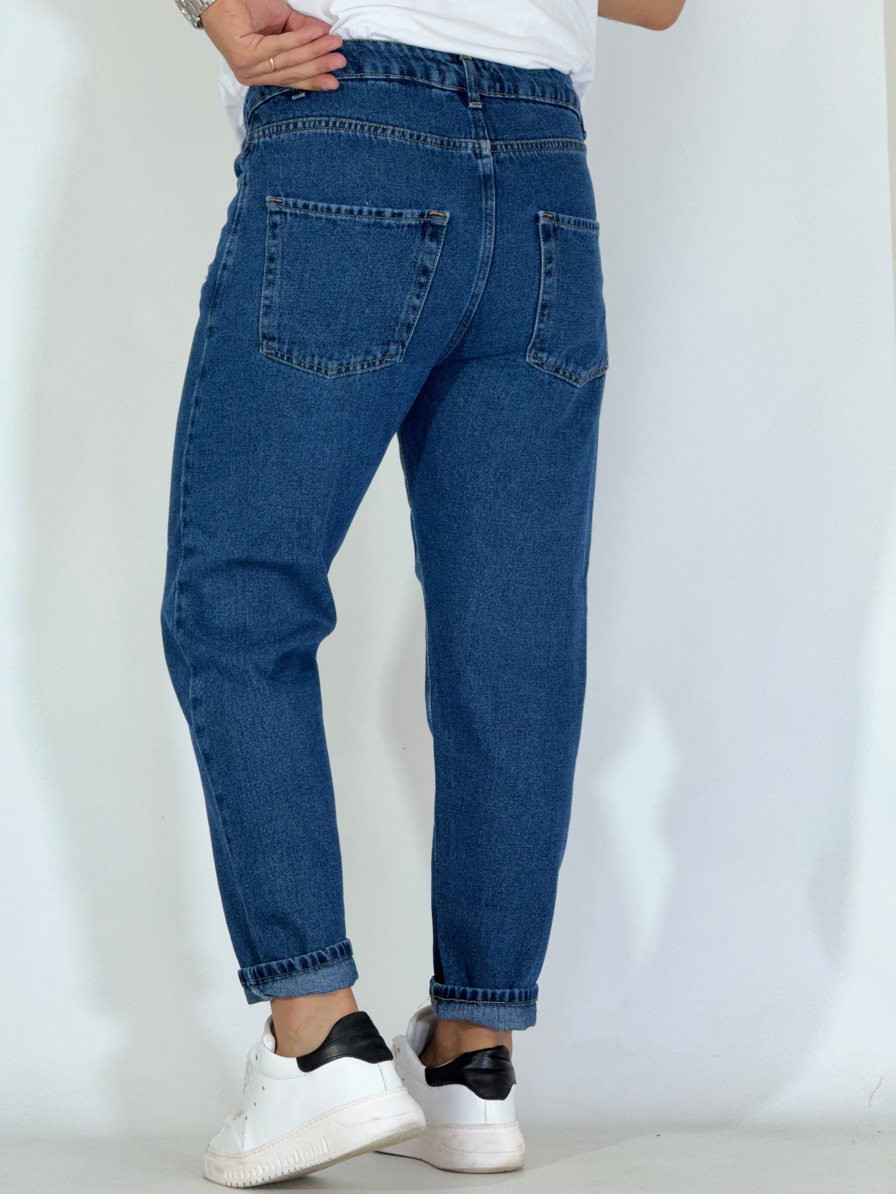 Jeans loose fit con strappi MAIORCA-4