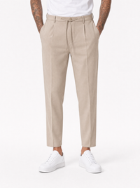 ESPERIA Pantalone con coulisse beige