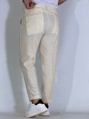 Pantalaccio misto lino naturale NOISE