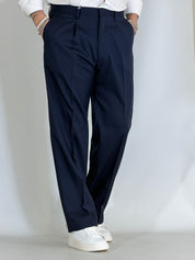 Pantalone fondo largo Migliaccio blu SPENCER