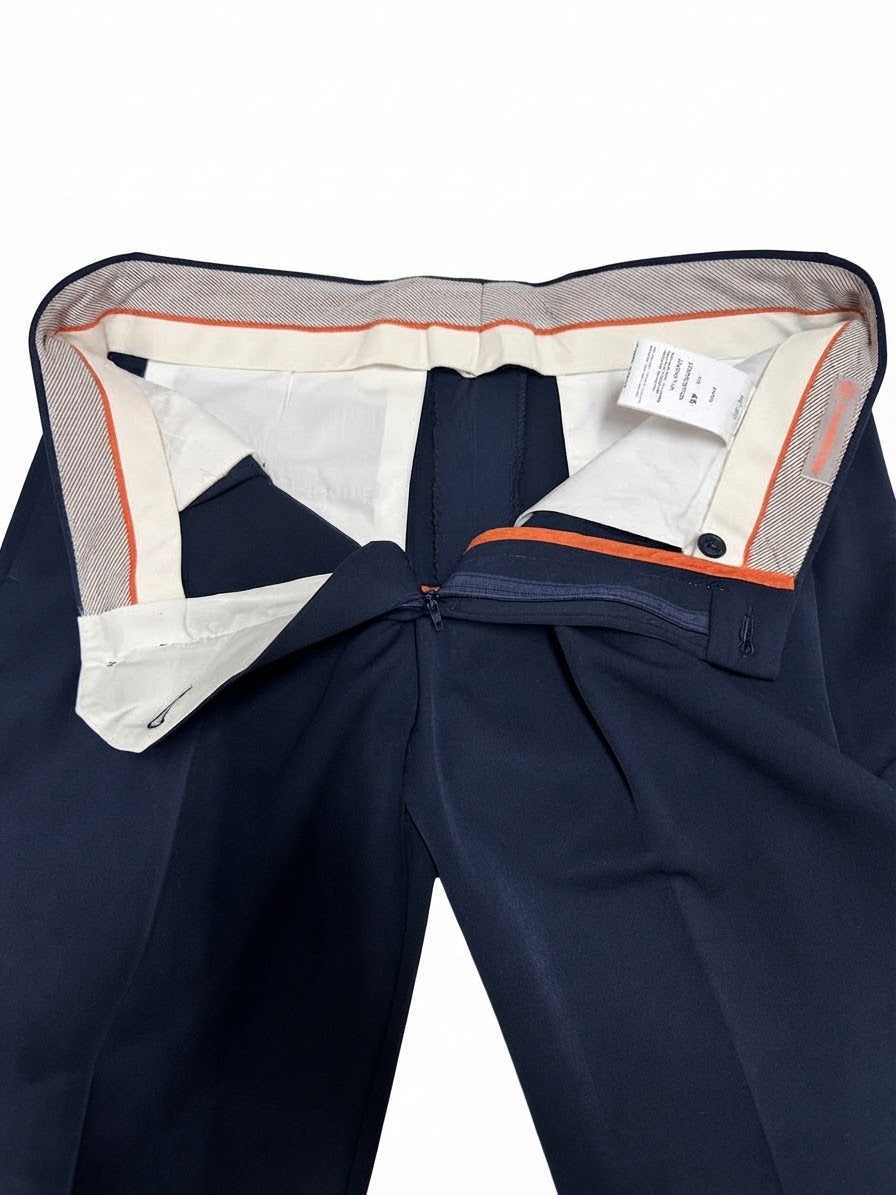RETSU Pantalone fondo largo blu