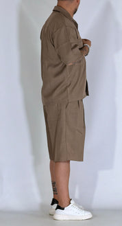 Fifth· Coordinato fiammato moro
