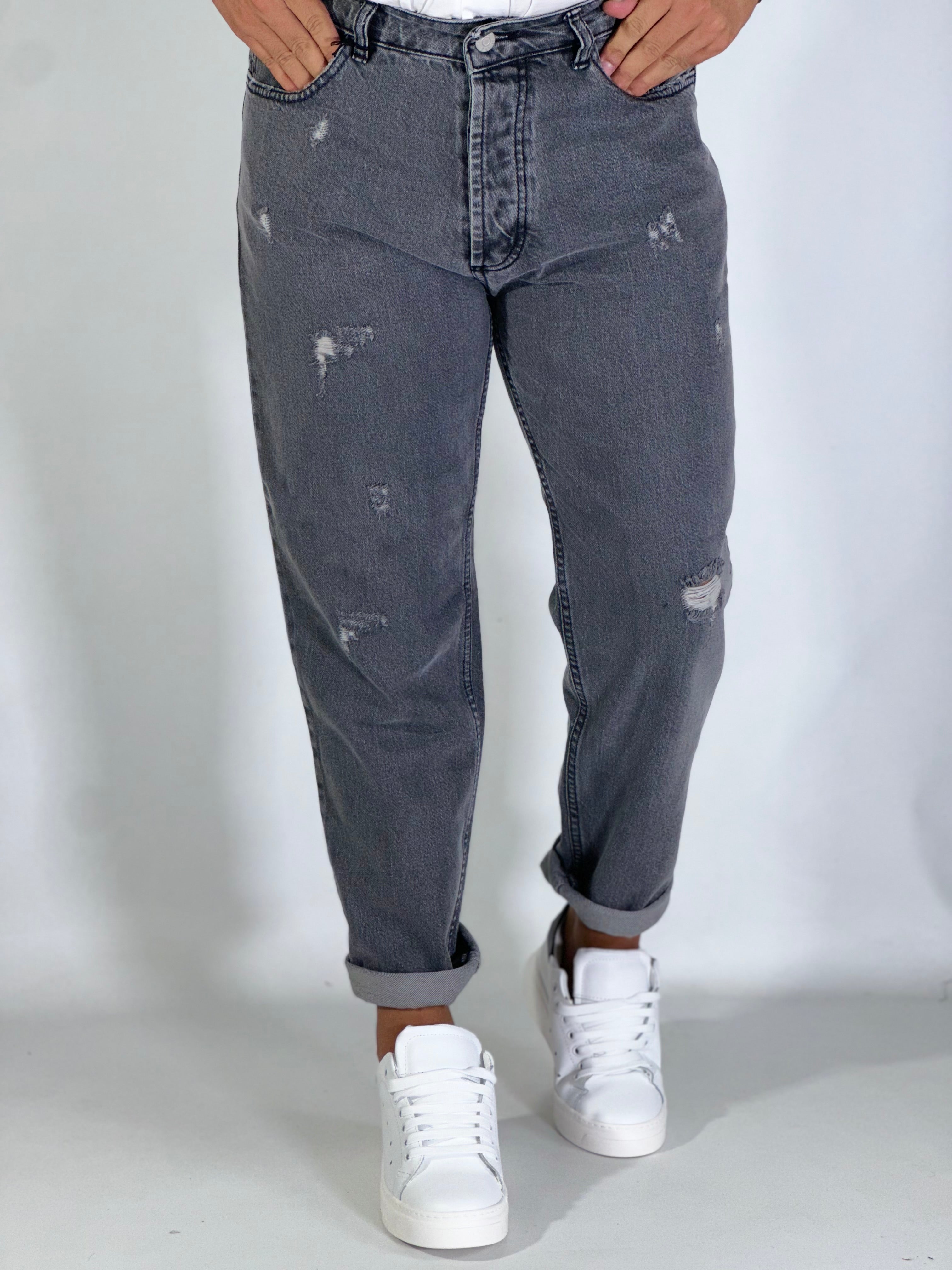 Jeans loose fit cenere DANK/BL33