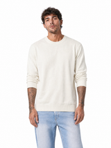 Girocollo rasato rice white W86020