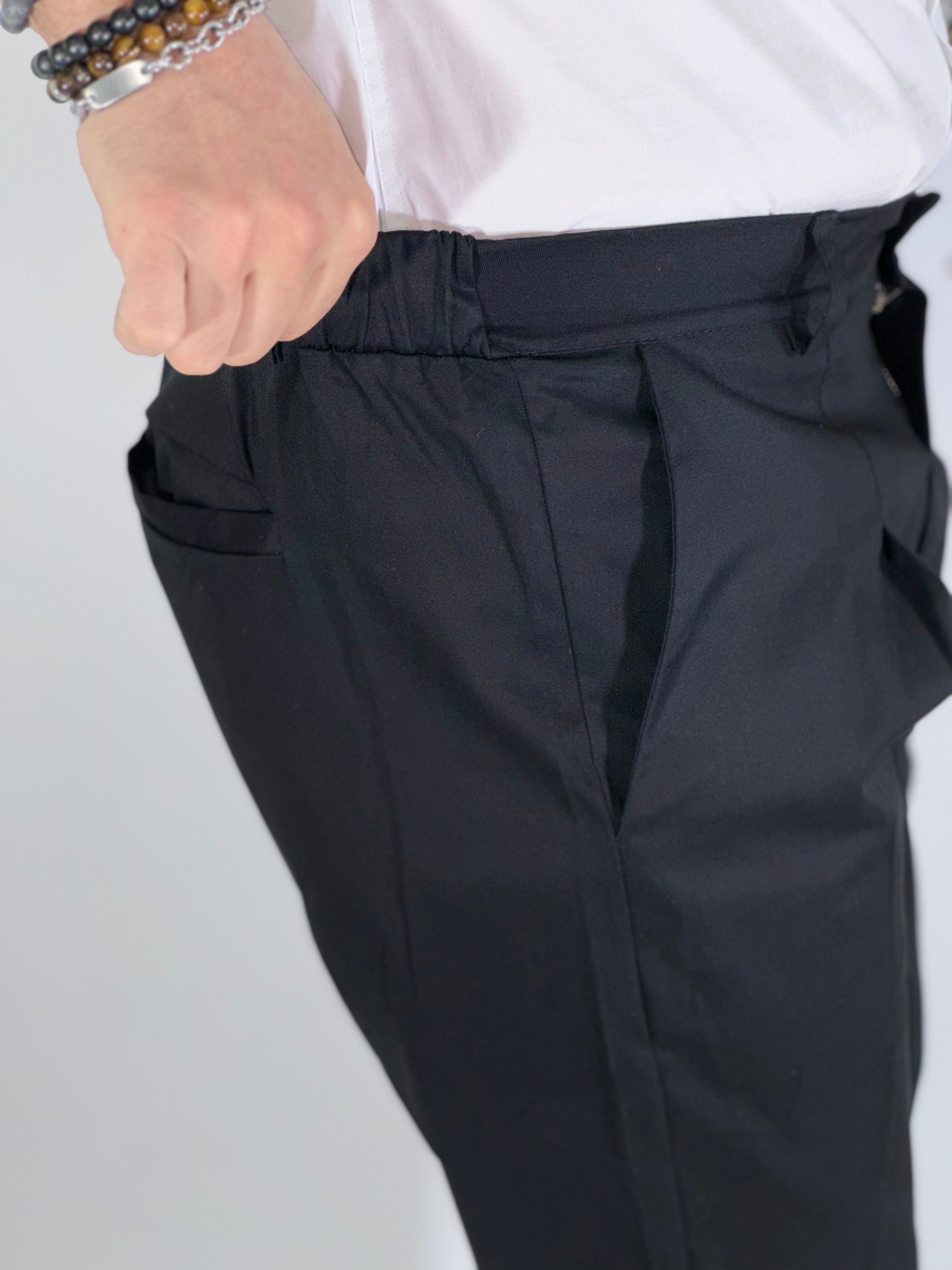 Pantalone nero THB UM359