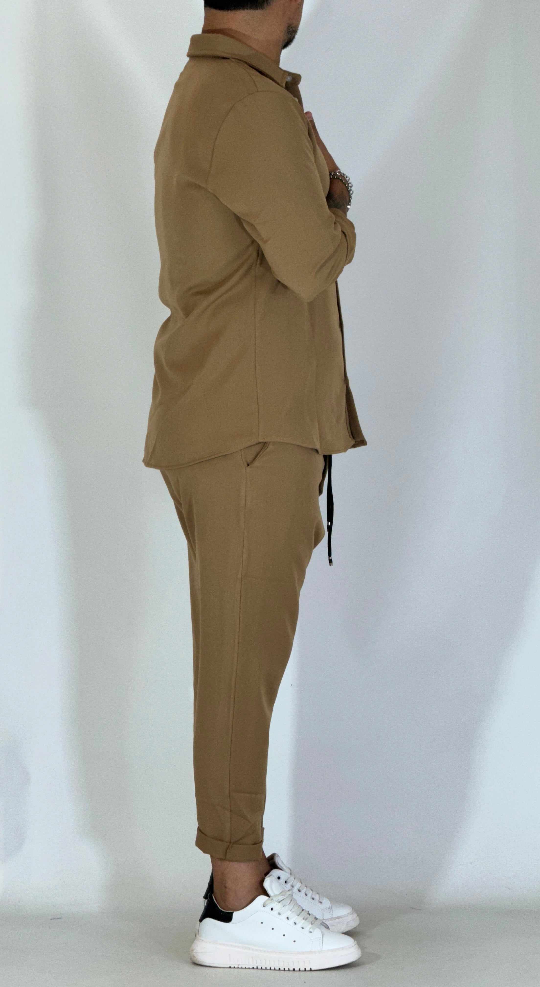 Coordinato BEACH cammello UM586/323