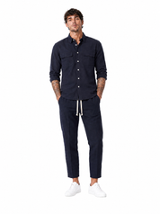 Coordinato slim fit blu DC1935-36