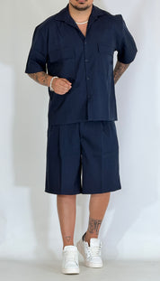 Fifth· Coordinato fiammato blu
