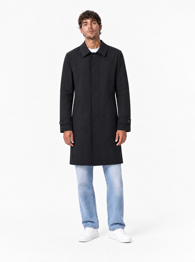 WONDER Trench elegante nero