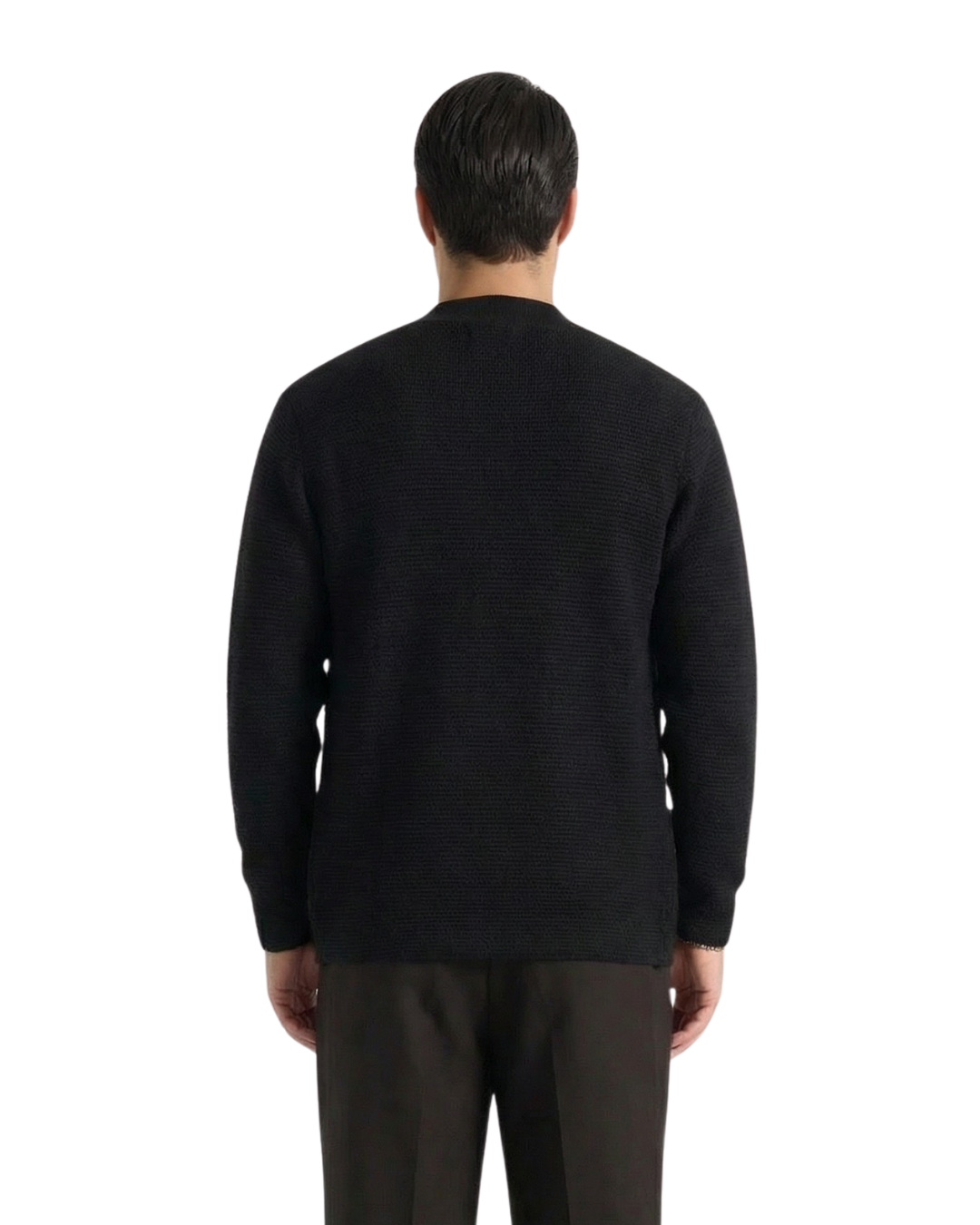 Seven · Cardigan coreano nero