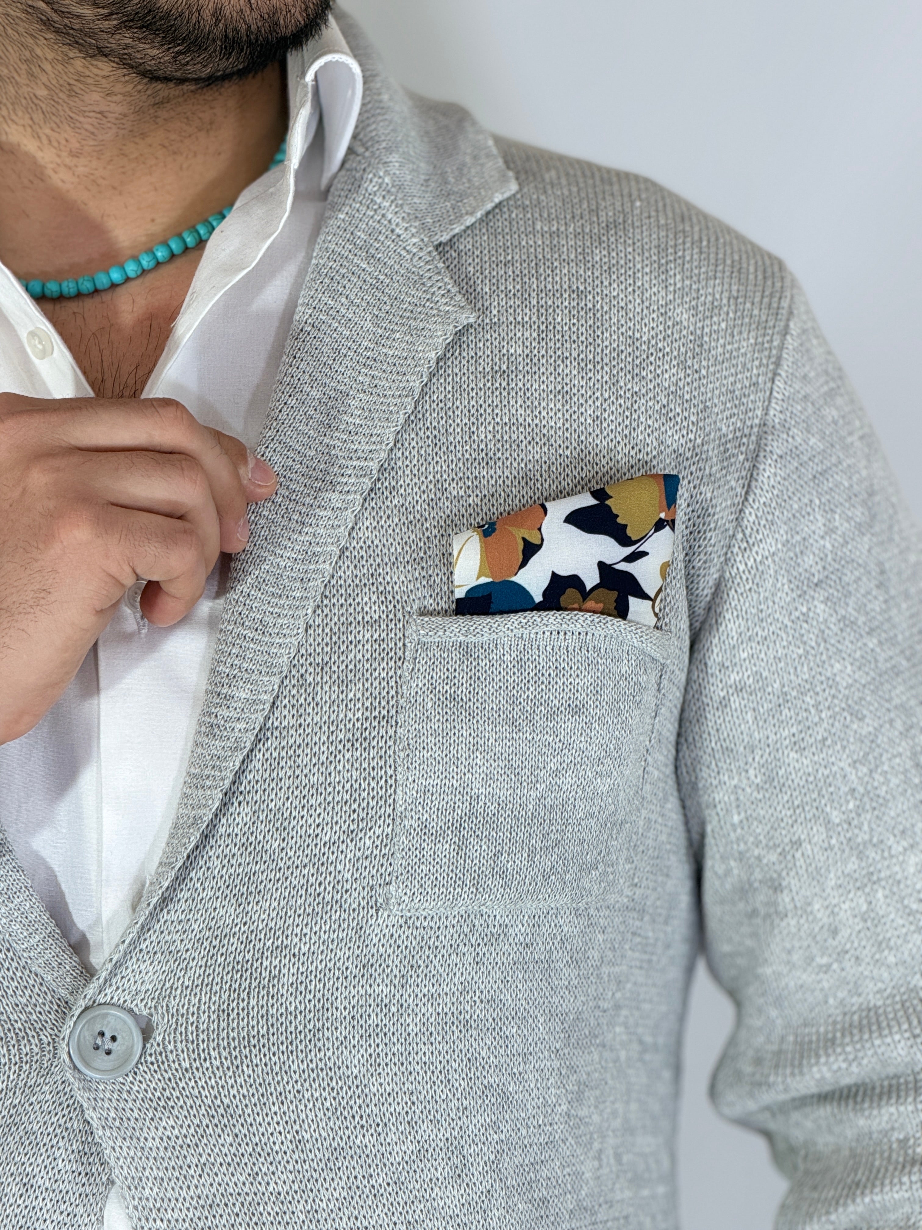 ONE · Cardigan giacca grigio