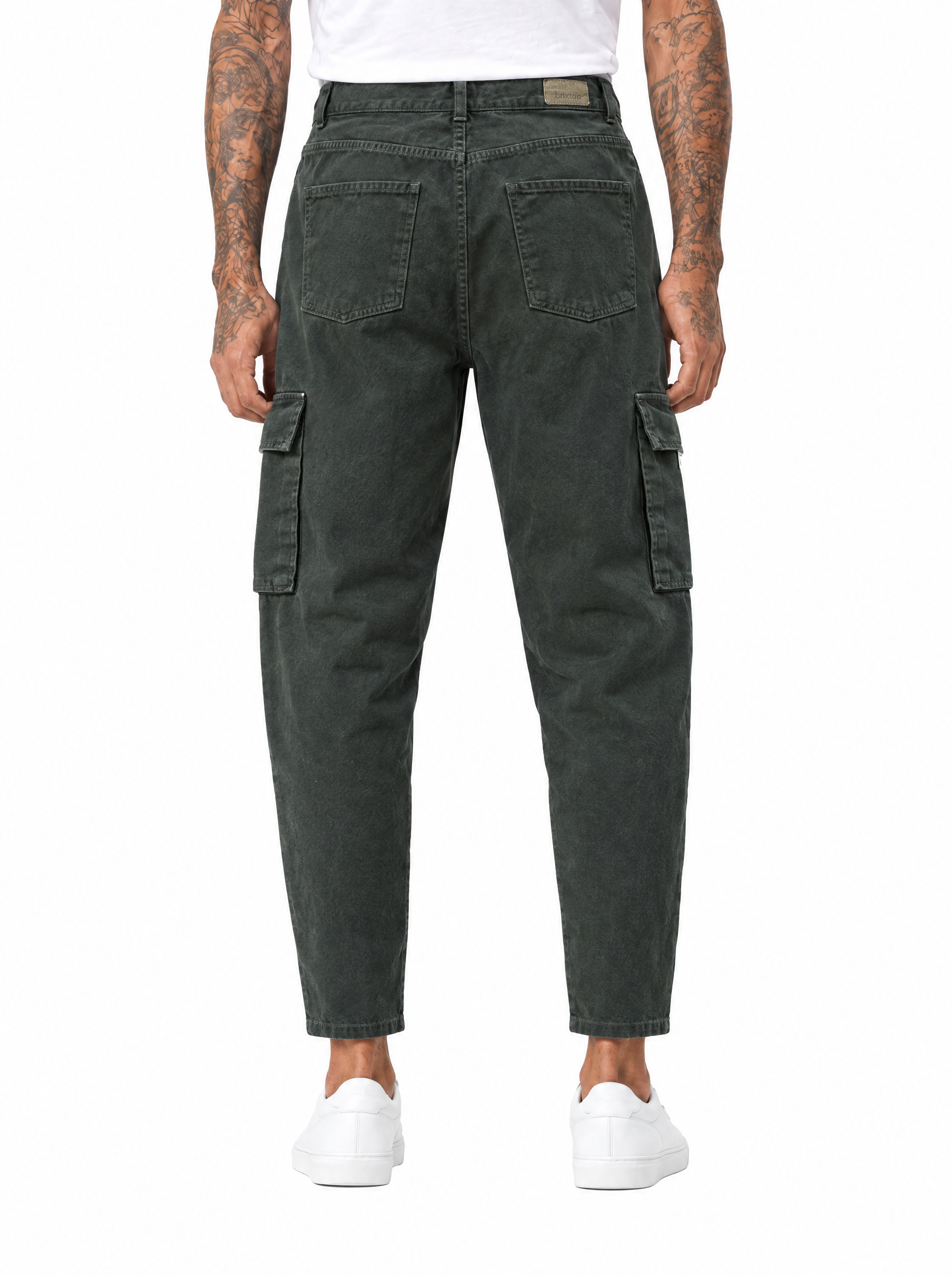 SOLARIS Pantalone cargo verdone