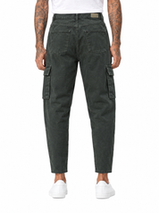 SOLARIS Pantalone cargo verdone