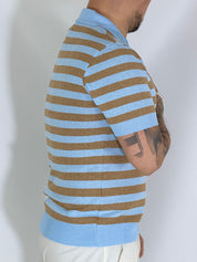 Polo derby riga light blu MONTEVIDEO
