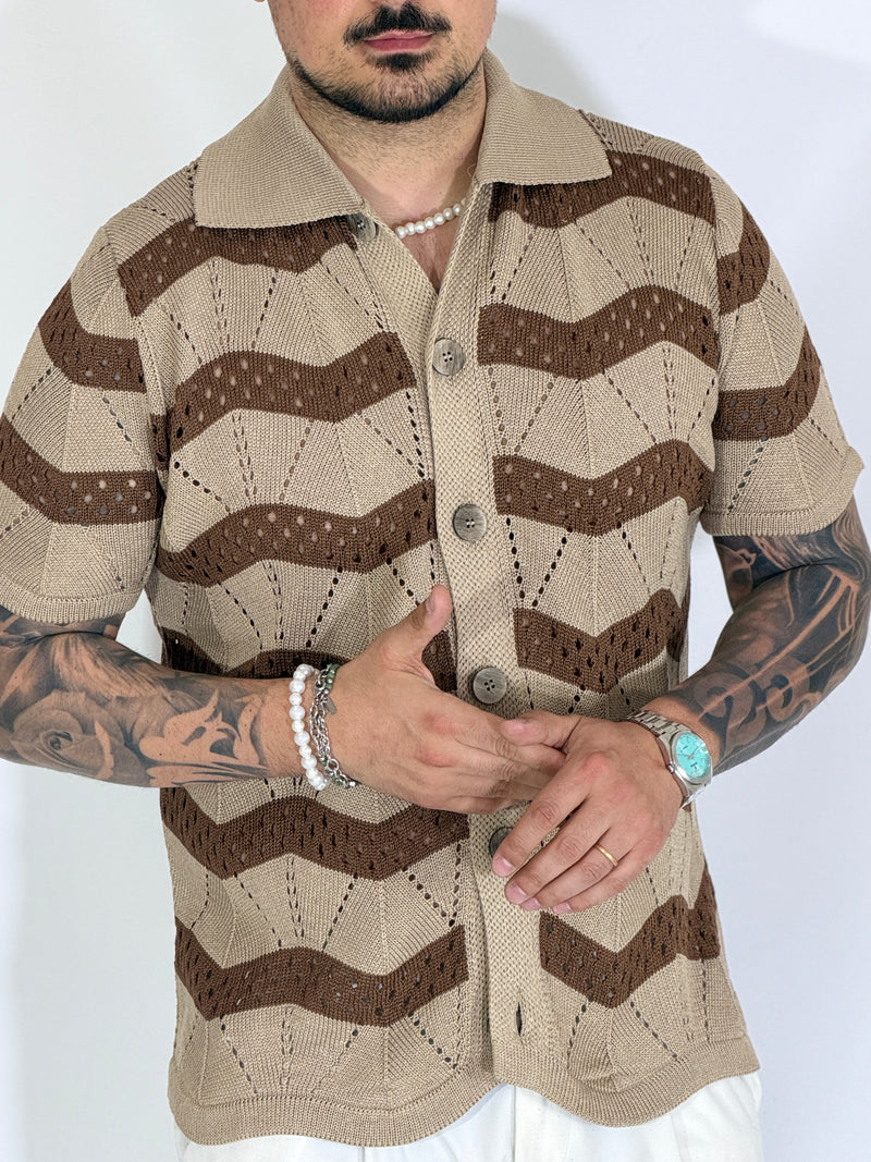 Etnia · Cardigan sabbia/camel