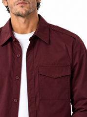 ATLANTIDE Camicia over bordeaux