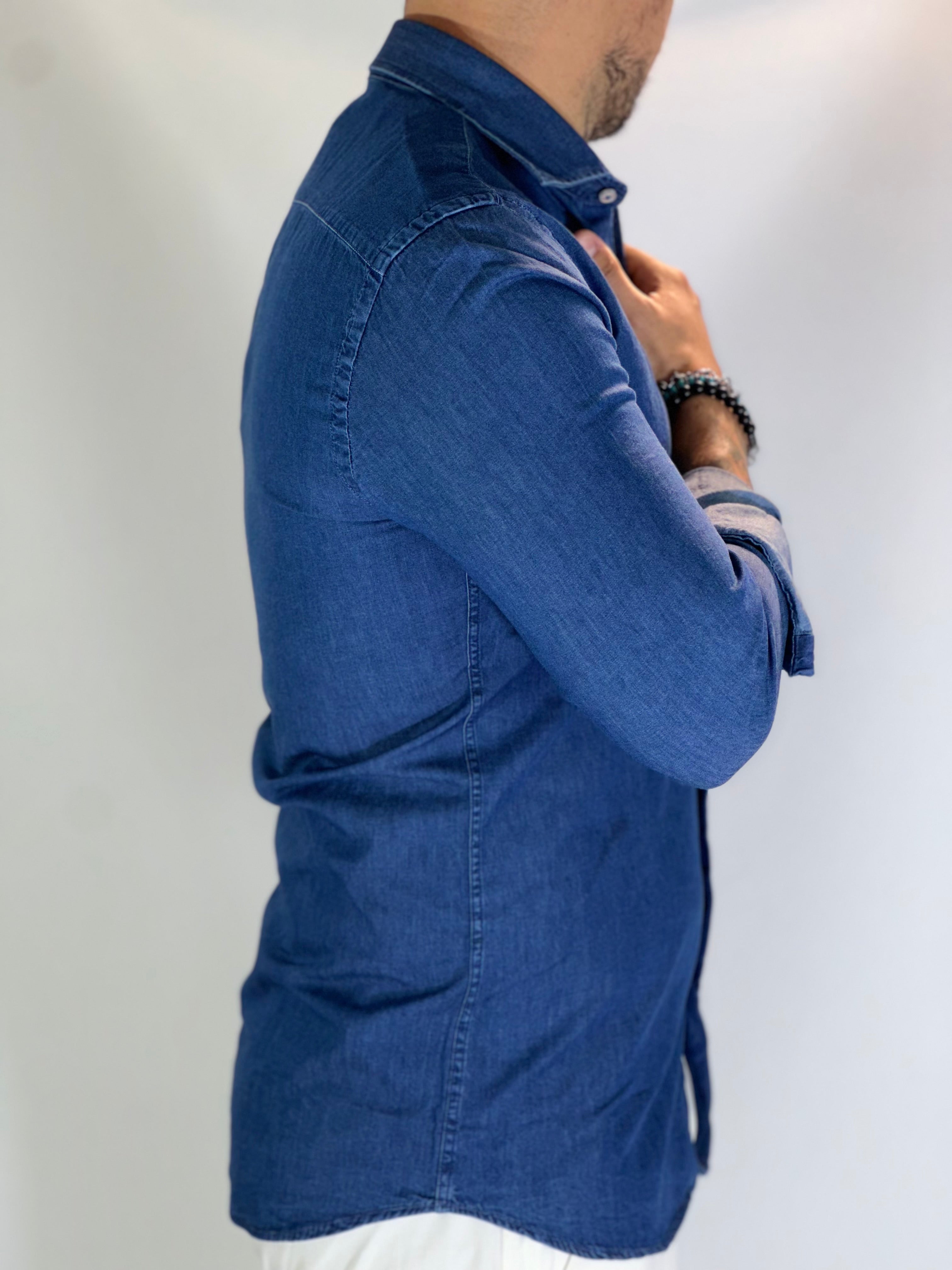 Camicia MIGLIACCIO jeans scuro