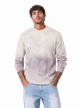 Maglia costine rice white W86431