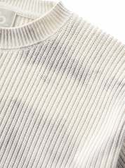 Maglia costine rice white W86431