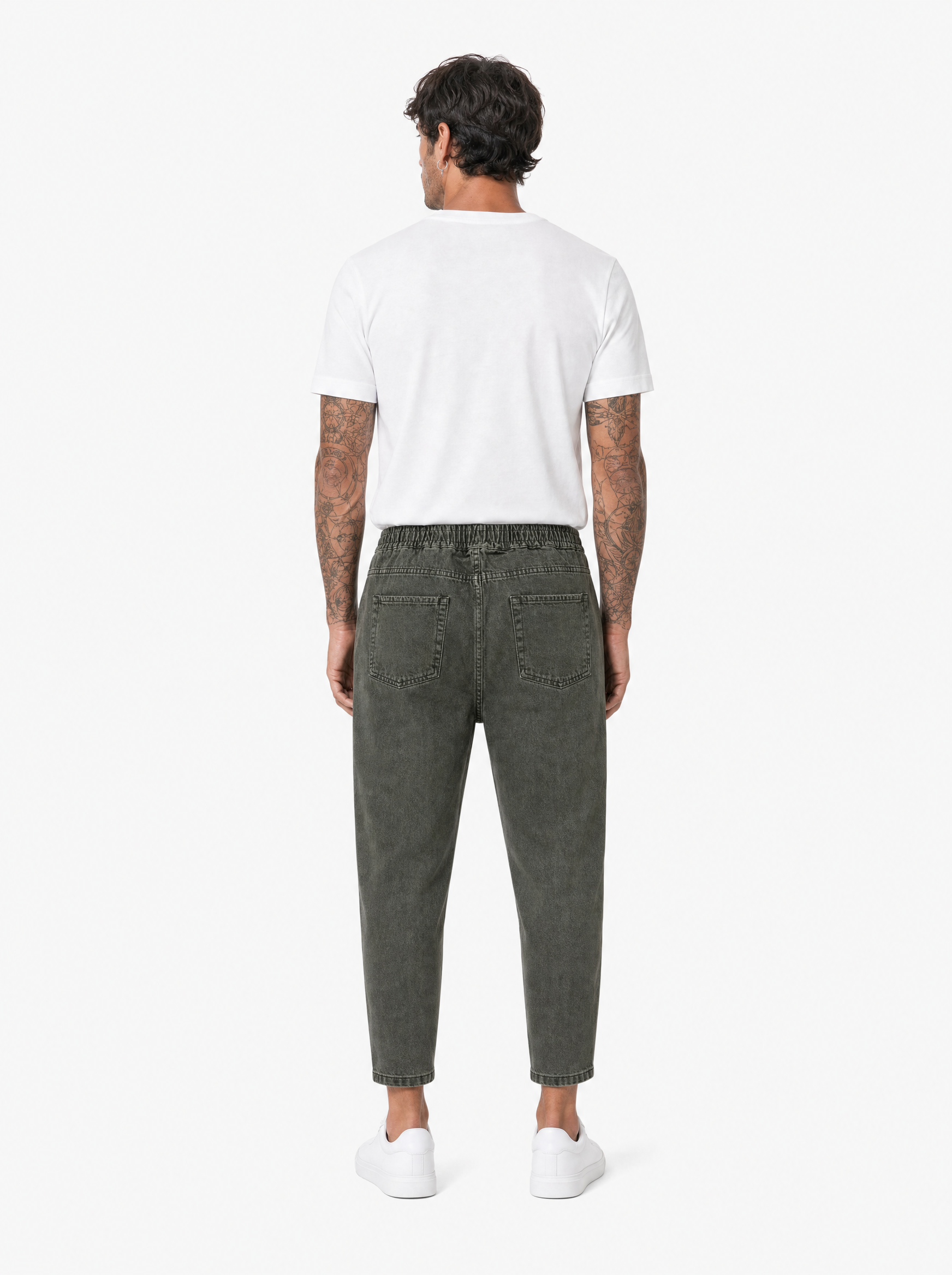 PONZA pantalaccio jeans cenere