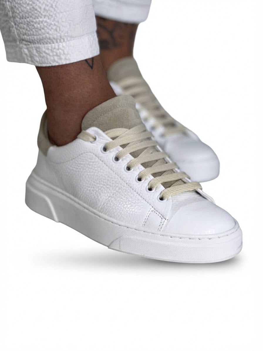 AZ52 Scarpa bottolata rip. beige
