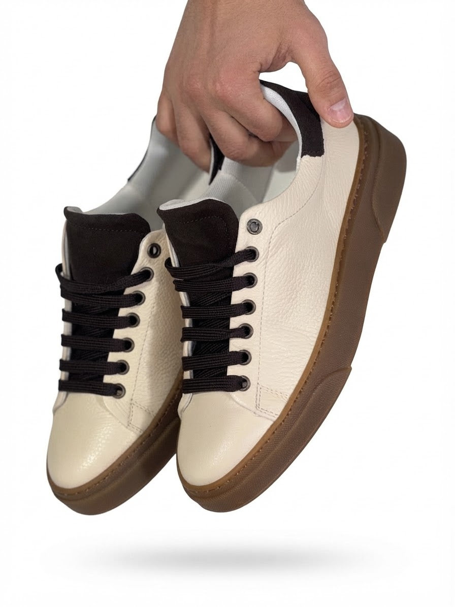 AZ52 Scarpa bottolata rip. moro