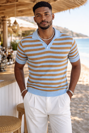 Polo derby riga light blu MONTEVIDEO