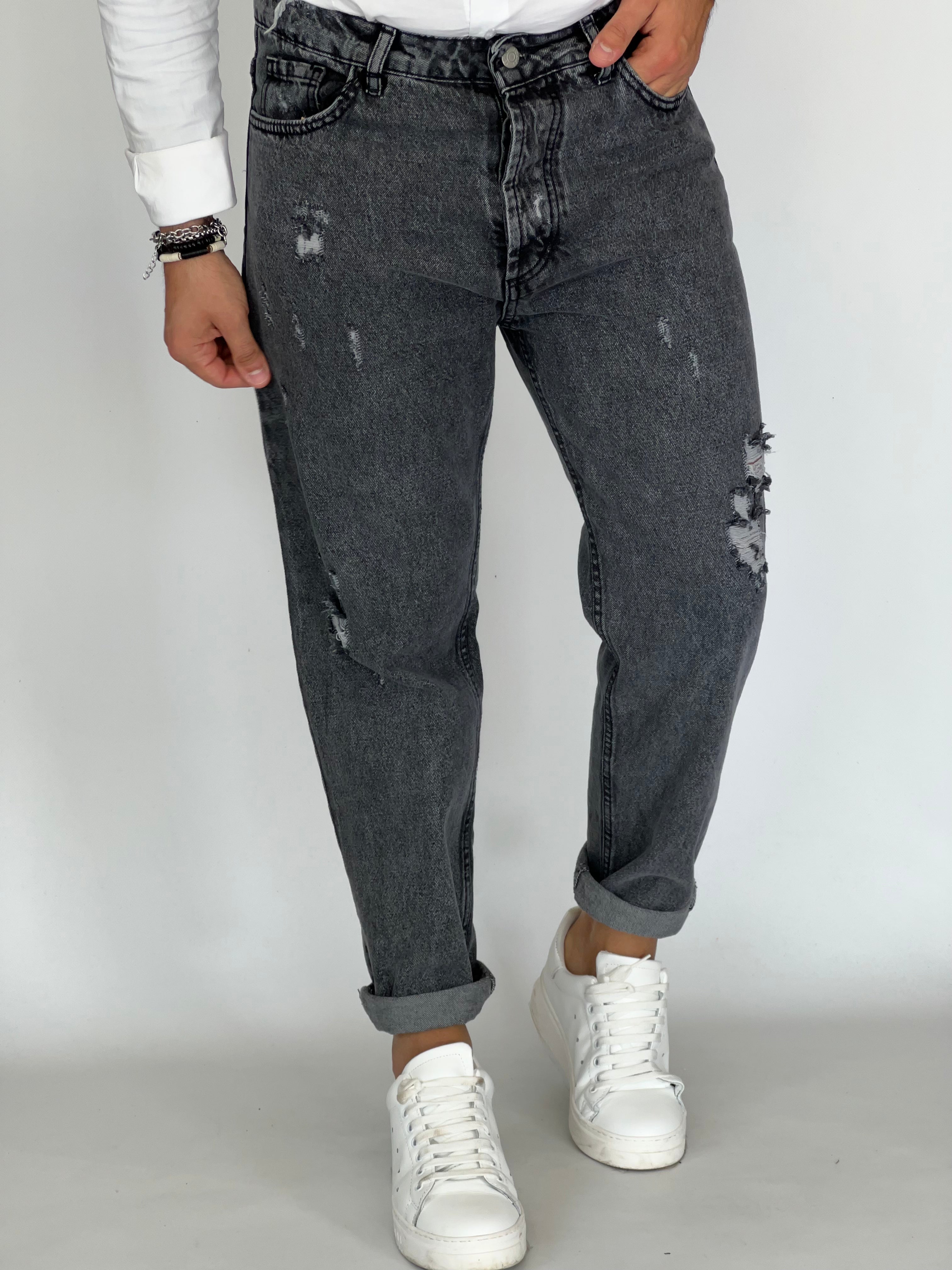 Jeans loose fit cenere PACITO BL15