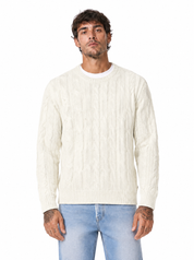Girocollo a trecce bianco 26/4941